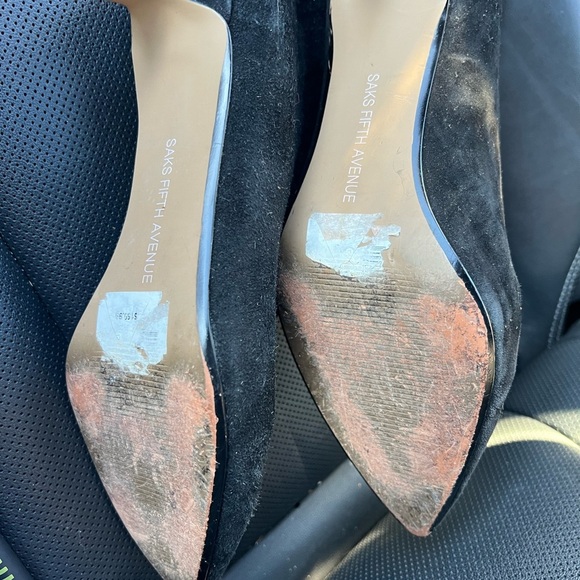 Saks Fifth Ave Suede Boots - Picture 4 of 4